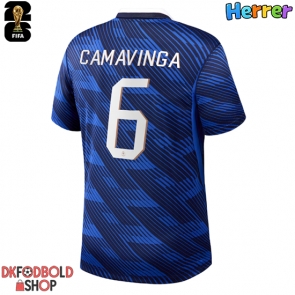 Frankrig Eduardo Camavinga #6 Hjemmebanetrøje VM 2026 Kort ærmer